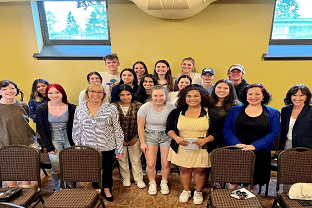 A photo of Snohomish High Youth Council, Mayor Linda Redmon