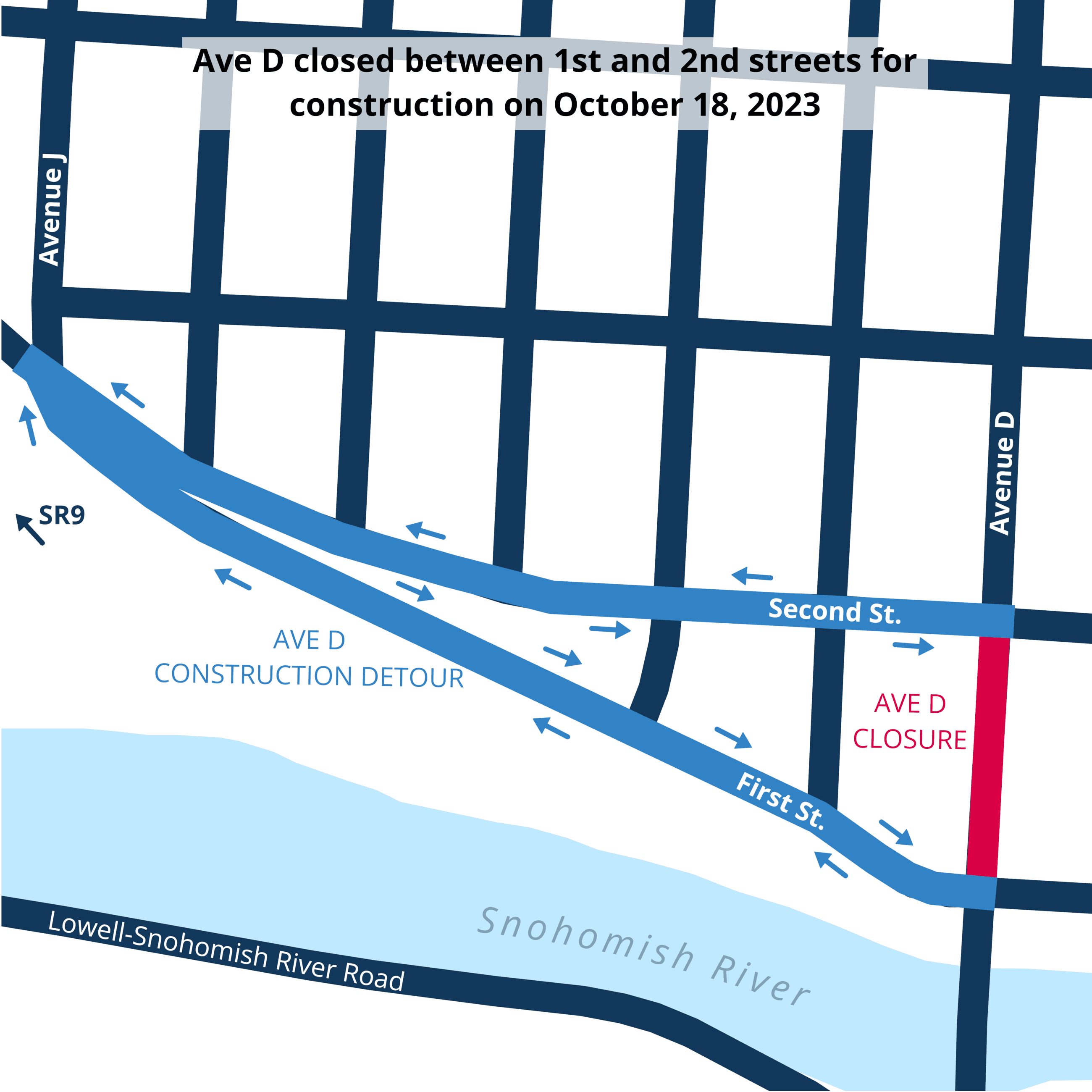 Ave D Overlay detour
